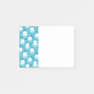 Post-it® Ours polaires mignons à Santa Hats Motif de Noël