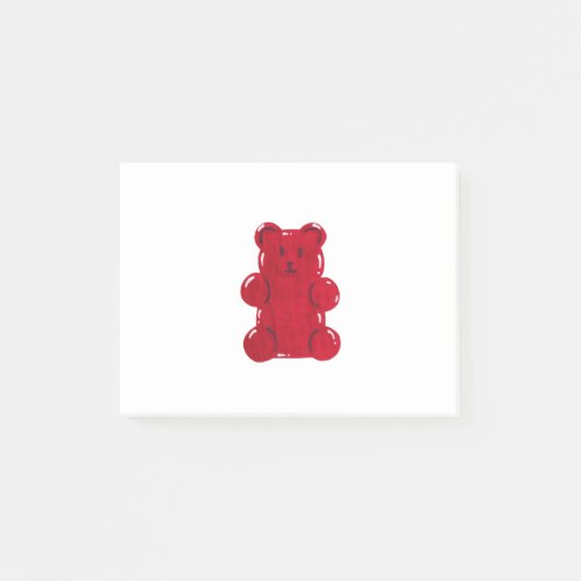 Post-it® ours rouge (Devant)