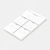 Post-it® Outil de réinitialisation de l'état d'esprit (Incliné)