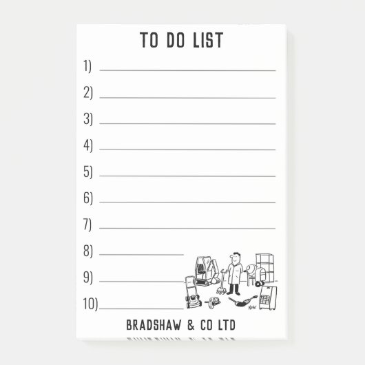 Post-it® Outil machine et location de Plante (Devant)