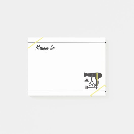 Post-it® Outils de coiffures (Devant)