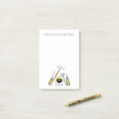 Post-it® Outils simples modernes minimes Whimsical Funny (Sur un bureau)