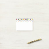 Post-it® Ovales et Rectangles - Petit Jardin Fleur (Sur un bureau)