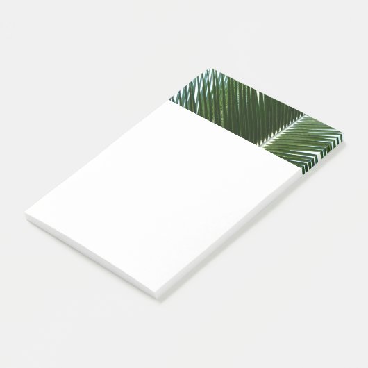 Post-it® Overlapping Palm Fronds Tropical Green Abstract (Incliné)