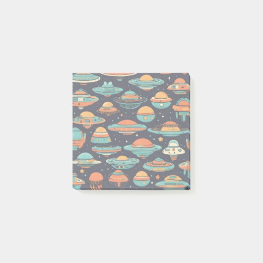Post-it® OVNI art vintage (Devant)