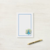 Post-it® Pacock (Sur un bureau)