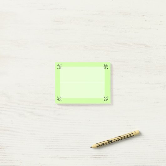 Post-it® Pad de note - Coins Courbés (Sur un bureau)