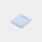 Post-it® Pad de note de Parties scintillant bleu périphériq (Incliné)