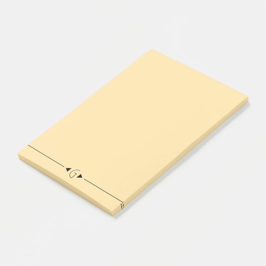 Post-it® Pad de note initiale (Incliné)
