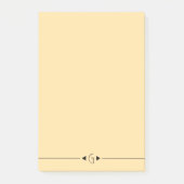 Post-it® Pad de note initiale (Devant)