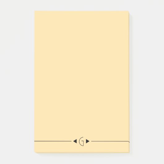 Post-it® Pad de note initiale (Devant)