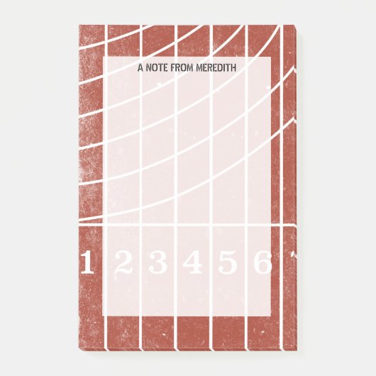 Post-it® Pad de piste pour coureurs et entraîneurs (Devant)