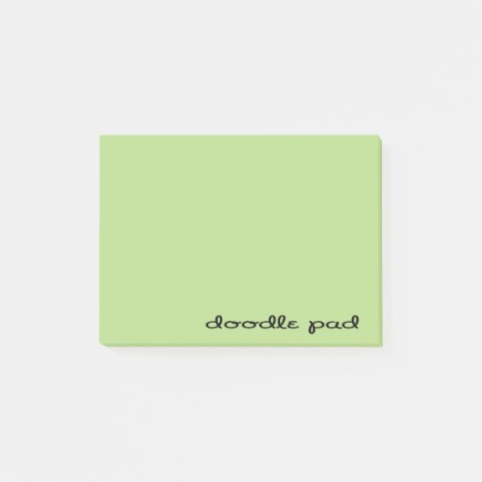 Post-it® Pad Doodle Vert (Devant)