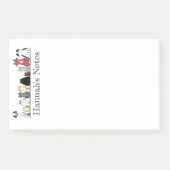 Post-it® Pad post-it - Ligne de chats (Devant)