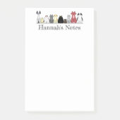 Post-it® Pad post-it - Ligne de chats (Devant)