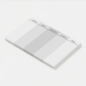 Post-it® Pad Post-IT personnalisé en semaine (Incliné)