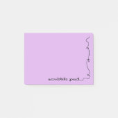 Post-it® Pad Scribble violet (Devant)