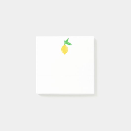 Post-it® Pad simple citron à notes collantes (Devant)