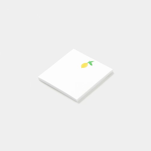 Post-it® Pad simple citron à notes collantes (Incliné)