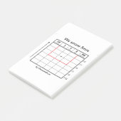 Post-it pad "We score van" Post-it Notes (Schuin)