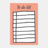 Post-it® Page carnet lié (Devant)