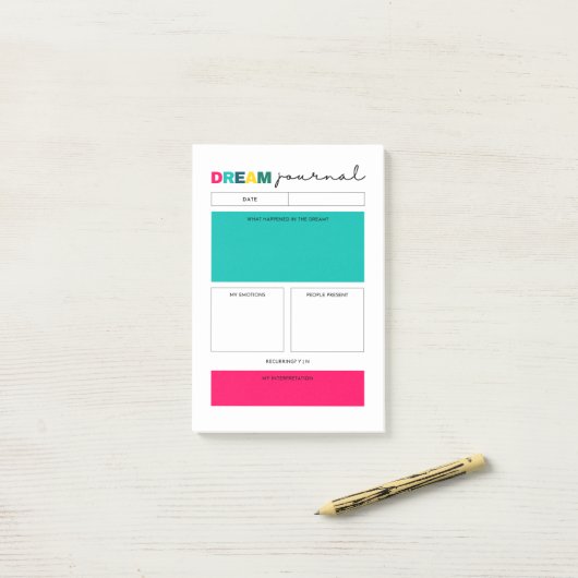 Post-it® Page Journal Dream Planner (Sur un bureau)