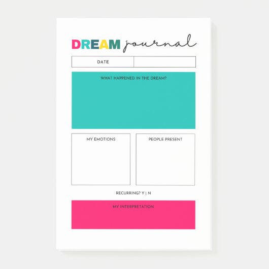 Post-it® Page Journal Dream Planner (Devant)