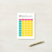Post-it® Page Journal du planificateur de repas - Notes pos (Sur un bureau)