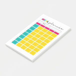 Post-it® Page Journal du planificateur de repas - Notes pos