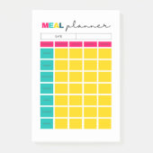 Post-it® Page Journal du planificateur de repas - Notes pos (Devant)