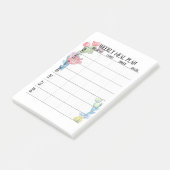Post-it® Page Plan de repas hebdomadaire (Incliné)