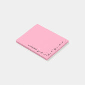 Post-it® Paillette rose (Incliné)