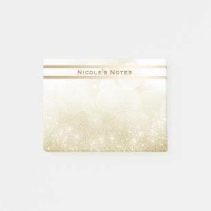 Post-it® Paillettes dorées scintillement glamour tendance p