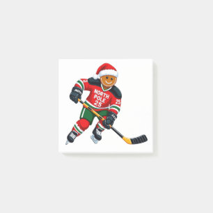 Post-it® Pain d'épice Hockey Noël 2026 Fêtes Sports