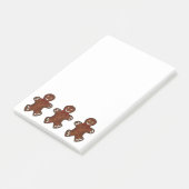 Post-it® Pain d'épices Homme Cookie Noël Post-its (Incliné)
