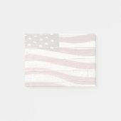 Post-it® Painted American Flag on Rustic Wood Texture (Devant)