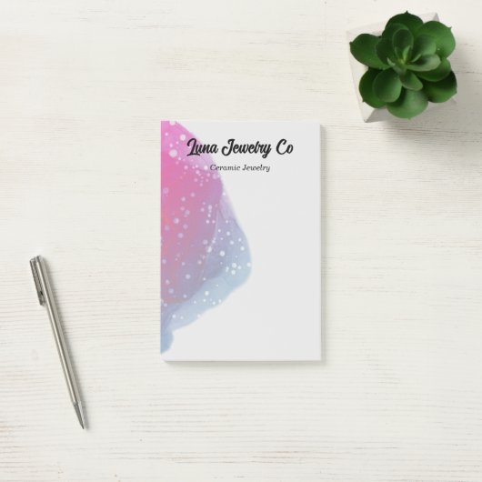 Post-it® Painted Pink Rainbow Business (Bureau)