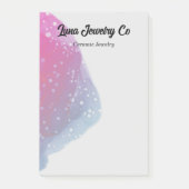 Post-it® Painted Pink Rainbow Business (Devant)