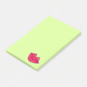 Post-it® Paire de lèvres rouges cerises (Incliné)