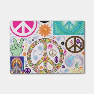 Post-it® Paix et collage de Paisley