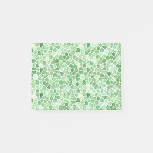 Post-it® Pale Émeraude et Pistache Pavage Patchwork (Devant)