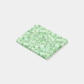 Post-it® Pale Émeraude et Pistache Pavage Patchwork (Incliné)