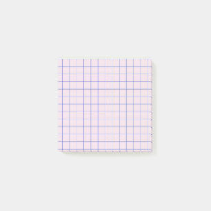 Post-it® Pale Lilac À damiers Motif Conception de grille do
