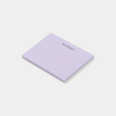 Post-it® Pale Purple Professional Unique Classical Own Name (Incliné)