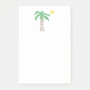 Post-it® Palm Tree et Sun Fun Beach Island Cartoon