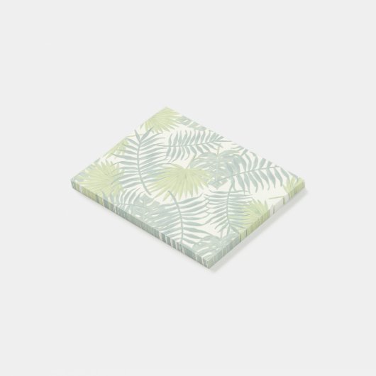 Post-it® Palm Tree Fronds Peinture hawaïenne (Incliné)