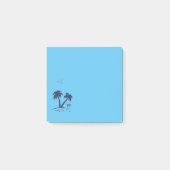 Post-it® Palm Trees Beach Sky Blue (Devant)