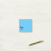 Post-it® Palm Trees Beach Sky Blue (Sur un bureau)