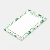 Post-it® Palmettes tropicales d'été personnalisées (Incliné)