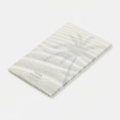 Post-it® Palmier d'île tropicale et ID de sable581 (Incliné)